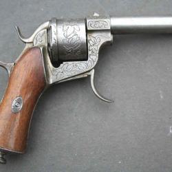 REVOLVER Pidault & Cordier BABY RAPHAEL DE LUXE Calibre 7mm Rapha&euml;l - FRANCE XIXe Collection France 