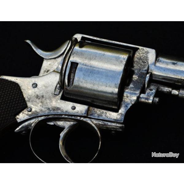REVOLVER BULLDOG BRITISH CONSTABULARY LIEGOIS Calibre 500 - BE XIX Bon  XIX eme Belgique Civil Cate