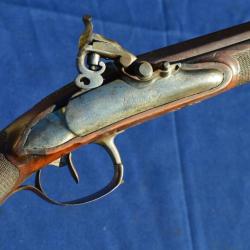 CARABINE DE CHASSE SILEX PLATINE ETANCHE PAR BALDINGER A ROUEN 1801 TRANSFORMEE A PERCUSSION - FRANC