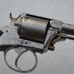REVOLVER H FAUR&eacute; LEPAGE Paris mod&egrave;le 1872 par LEBEAU FRERES - France Belgique XIX&egrave; France Tr&egrave;s bon X