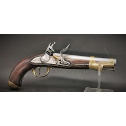 PISTOLET CAVALERIE &agrave; SILEX MODELE AN IX - An 9 MAUBEUGE Mre NATIONALE AnX / 1801 - France Premier Em