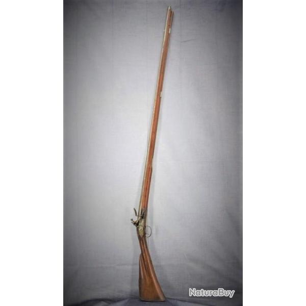 LONG FUSIL  SILEX OFFICIER DE LA MILICE modle 1754-59 GRILLET A CHALON - FRANCE GUERRE de 7ANS 175