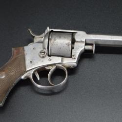REVOLVER DRESSE LALOUX + LORON + Manufacture Li&egrave;ge calibre 380 vers 1880 - Belgique XIX&egrave; Tr&egrave;s bon XI