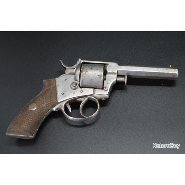 REVOLVER DRESSE LALOUX + LORON + Manufacture Li�ge calibre 380 vers 1880 - Belgique XIX� Tr�s bon XI