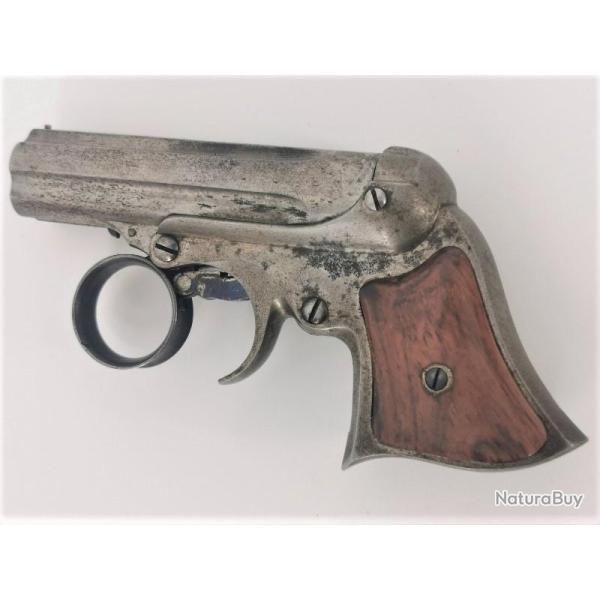 PISTOLET REMIGTON ELLIOT Modle 1863 Calibre 22 RF long - US XIX Trs bon  U.S.A. XIX eme Civil Cat