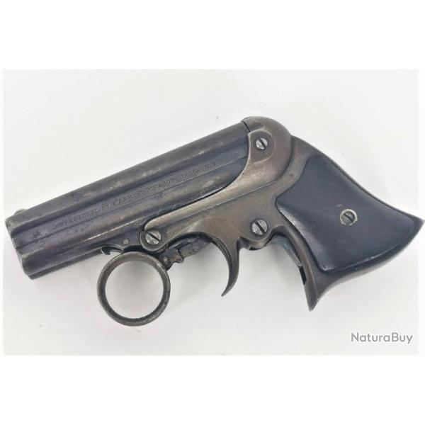PISTOLET REMIGTON ELLIOT 4 Canons Mod�le 1863 Calibre 32 RF - US XIX� Tr�s bon U.S.A. XIX eme Civil 