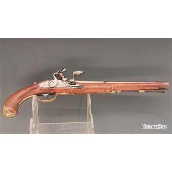 LONG PISTOLET  SILEX Sign HANS SCHMIDT  FERLACH 1624-1669 - AUTRICHE XVII Trs bon  Allemagne Ci