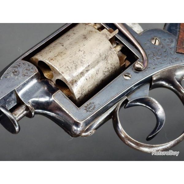 CASSETTE REVOLVER DE CAVALERIE DEANE ADAMS 1851 CALIBRE 50 DRAGOON DE LOUIS-CHARLES PINETONDE CHAMBR