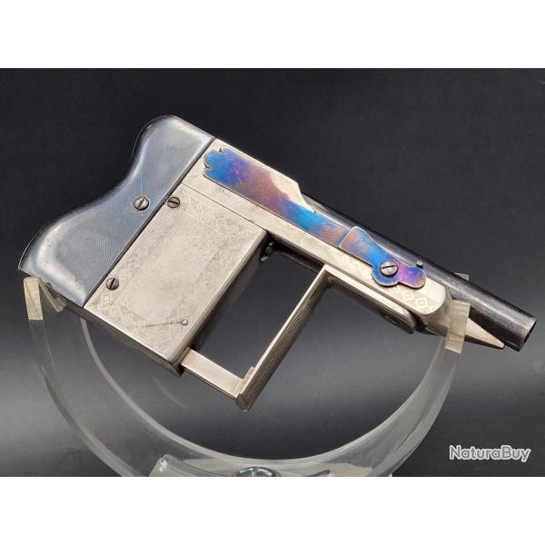 PISTOLET LE MERVEILLEUX DE JACQUES ROUCHOUSE Calibre 8 mm PALM PISTOL SQUEZZER - FRANCE XIX France 