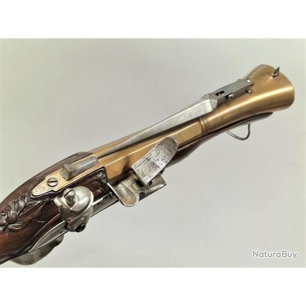 TROMBLON DE MARINE A SILEX ET BAIONNETTE LAN�ANTE - FRANCE XVIII� France Tr�s bon  Categorie D XVIII