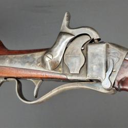 RARE MODELE DE CARABINE DE SELLE SHARPS 1855 BRITISH MILITARY CONTRACT CALIBRE 52 PERCUSSION - USA X