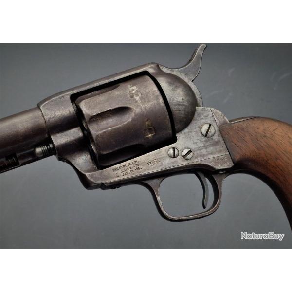 REVOLVER COLT PEACEMAKER SINGLE ACTION MILITAIRE DE CAVALERIE SAA 1873 US ARMY 1877 CALIBRE 45LC - B