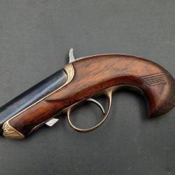 PISTOLET DERINGER WILLIAMSON PATENT 1866 NEW YORK CALIBRE 41 RF - USA XIX&egrave; Tr&egrave;s bon U.S.A. XIX eme C