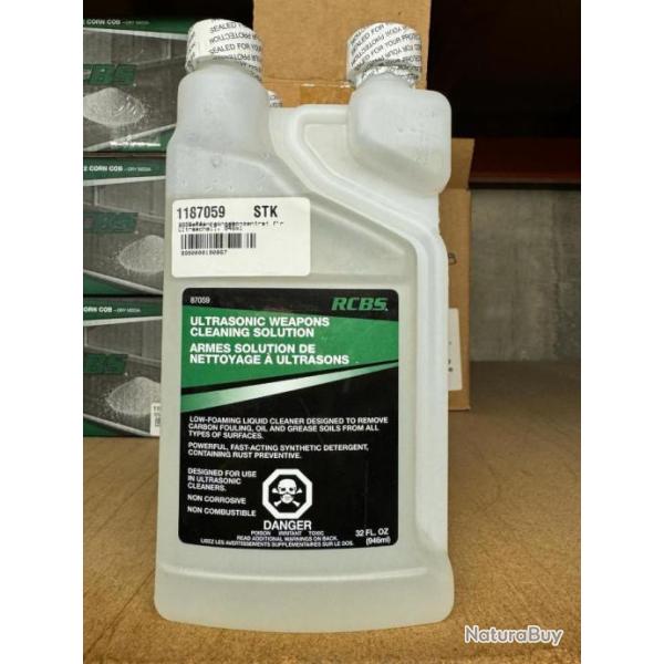 ULTRASONIC NON-TOXIC WEAPONS CLEANER CONCENTRATE w/RP