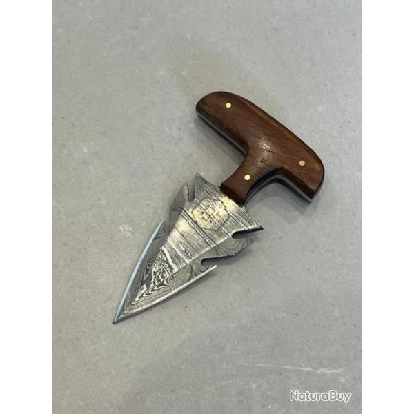 Pushdagger lame Damas 8,5cm forge LLF