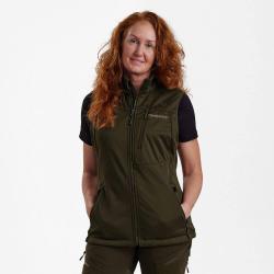 Gilet sans manches Excape Softshell kaki DEERHUNTER