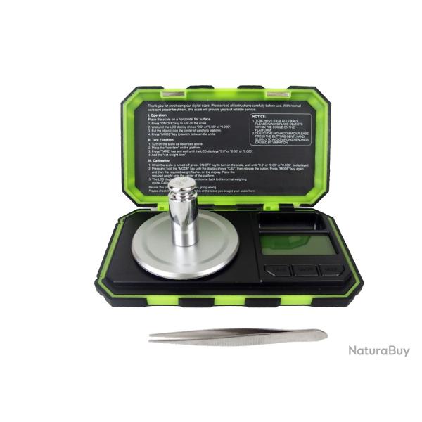 BALANCE POUR RECHARGEMENT DE MUNITIONS PR�CISE � 0,001g VERTE LIVRAISON GRATUITE