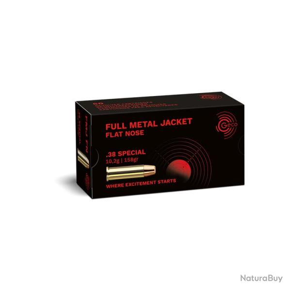 GECO .38 SPECIAL FMJ FLAT NOSE