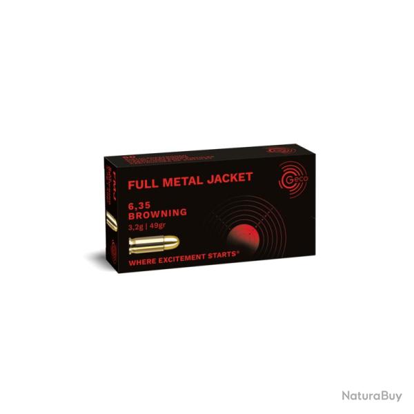 GECO 25 ACP /6.35BR - 49GR FMJ