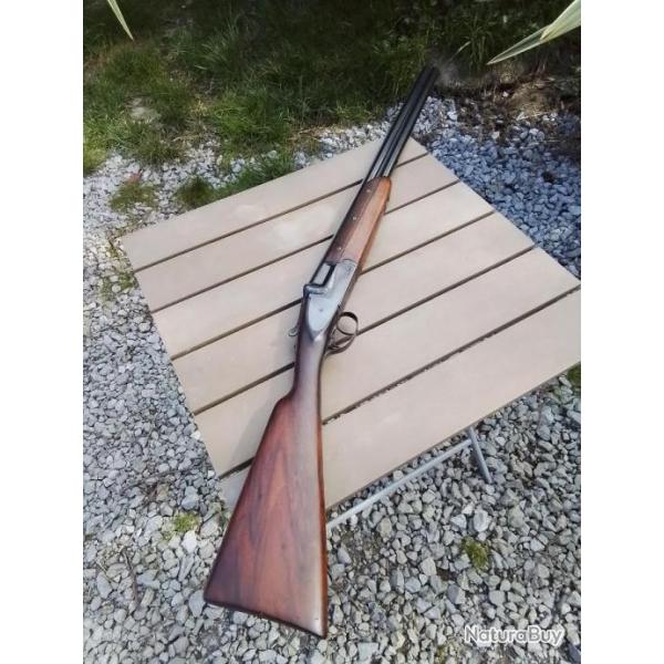 Superbe superpos� TELUM de LIEGE 12/70 crosse anglaise  - devant 3 pieces