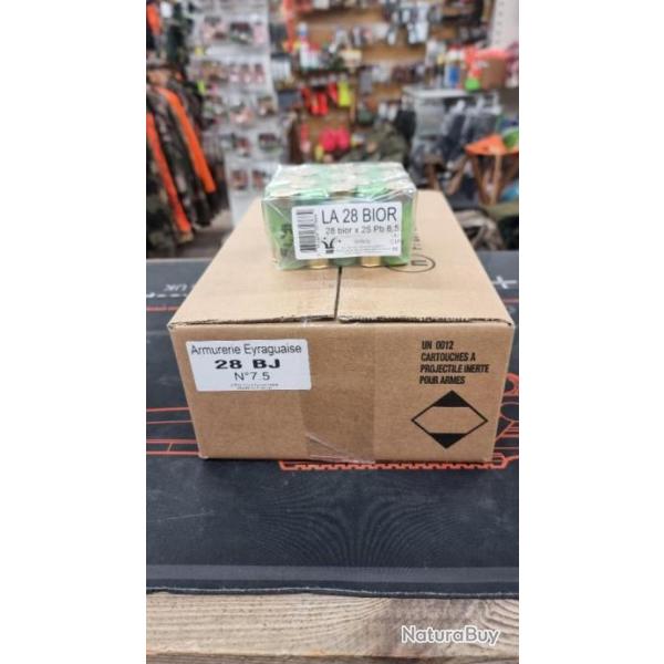 Wahoo ! Jocker LA 28 Bior - 1 carton de 250 cartouches trap - Cal.12