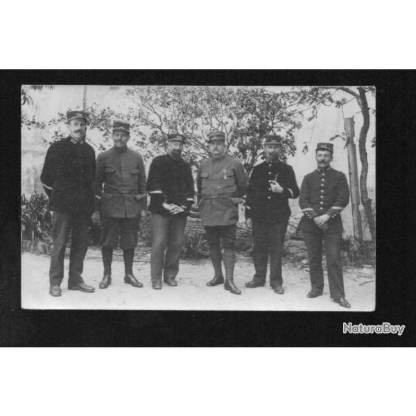 113e r�giment d'infanterie groupe d'officiers et sous-officiers carte photo