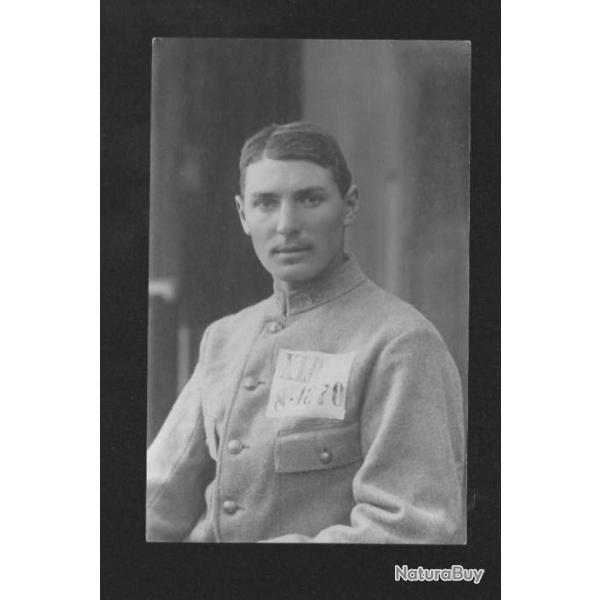 prisonnier de guerre 1914-1918 carte photo militaire non situ�e 135e r�giment d'infanterie