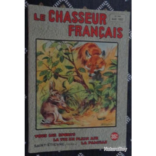 revue chasseur fran�ais 08.1952 (id�e cadeau)