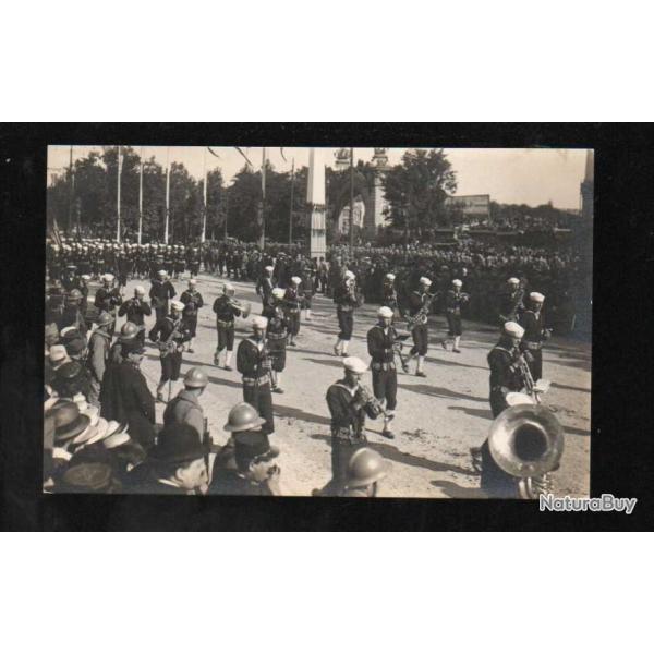 d�fil� de la victoire 14 juillet 1919 17 les marins am�ricains carte photo les fetes de la victoire