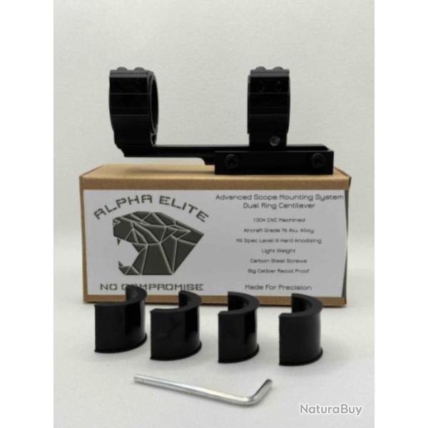 � saisir Montage Cantilever Alpha �lite Extreme Precision du 34mm au 25,4mm pour rail de 21 ou 11mm