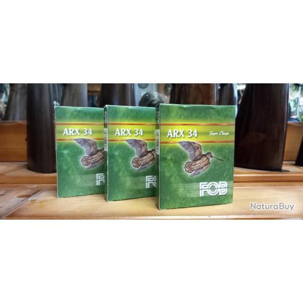 Lot de 3 bo�tes de 10 cartouches FOB ARX 34g