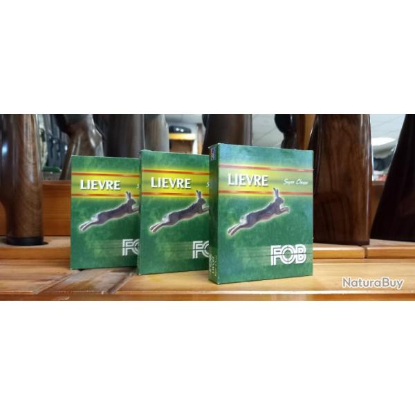 Lot de 3 bo�tes de 10 cartouches FOB Li�vre plombs durci 36g calibre 12/70