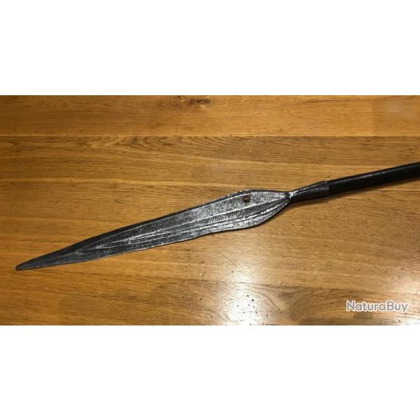 Authentique Pointe de Lance Tribale Artisanale, Originaire du Congo