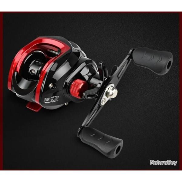 Moulinet Pche BaitCasting Ratio 7.2.1 Adapt Carpe Professionnel Ultra Lger Srie CR Main Droite