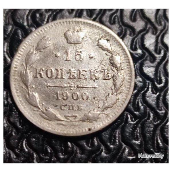 15 kopecks 1900 Empir� de Russie