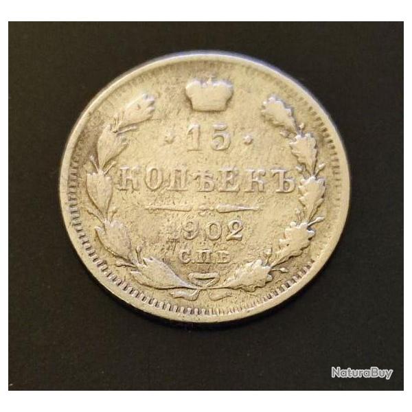 15 kopecks 1902 Empir� de Russie