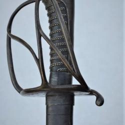 SABRE D'OFFICIER DE GENDARMERIE DE FRANCE 1763 &agrave; 1788 GARNISON DE LUN&Eacute;VILLE - FRANCE ANCIENNE MONARC
