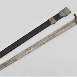 LONGUE FORTE &Eacute;P&Eacute;E V&Eacute;NERIE / CHASSE ROYALE VIVE LE ROY LOUIS XV VERS 1760 L. 94 CM - France Ancienne 