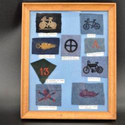 LOT INSIGNES TISSU 14 18 FRANCE PREMIERE GUERRE MONDIALE Reglo France 1ere GM Tr&egrave;s bon Militaria