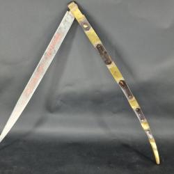 ENORME COUTEAU NAVAJA ESPAGNE 19&egrave; 1m25 Collection Tr&egrave;s bon XIX eme Espagne