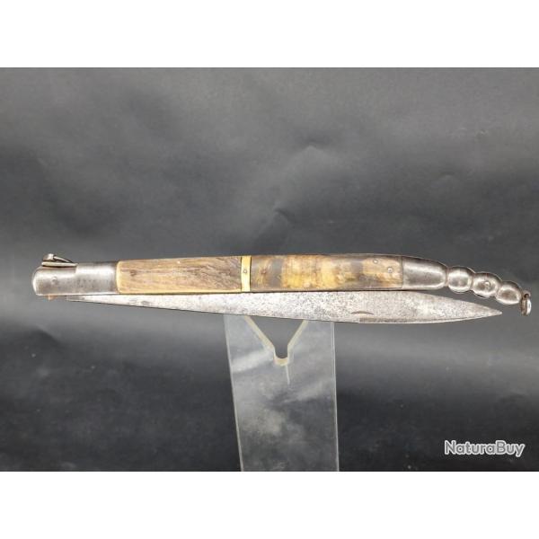 LONG COUTEAU DE CHASSE DE CHATELLERAULT - FRANCE fin XIX� Bon  Collection France XIX eme