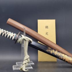 POGNARD TANTO JAPON HIZEN KUNI TADAYOSHI CERTIFICAT NBHK - JAPON EDO PERIOD Collection Tr&egrave;s bon Japo