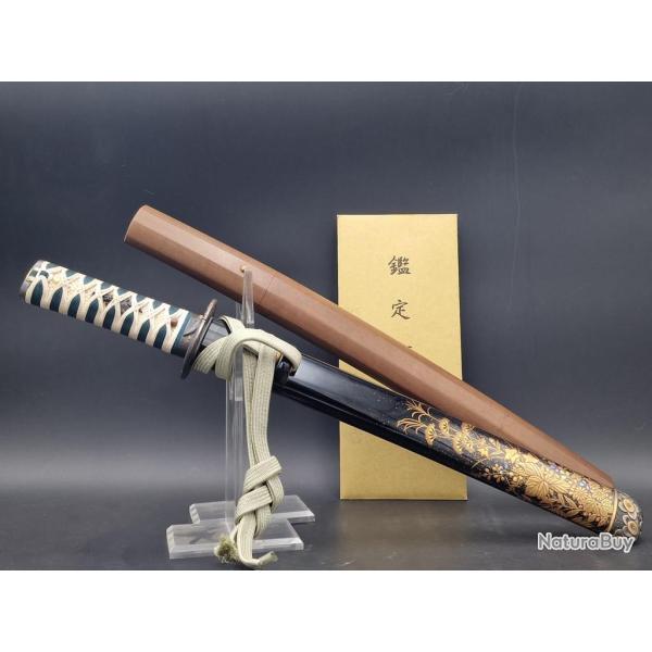 POGNARD TANTO JAPON HIZEN KUNI TADAYOSHI CERTIFICAT NBHK - JAPON EDO PERIOD Collection Tr�s bon Japo