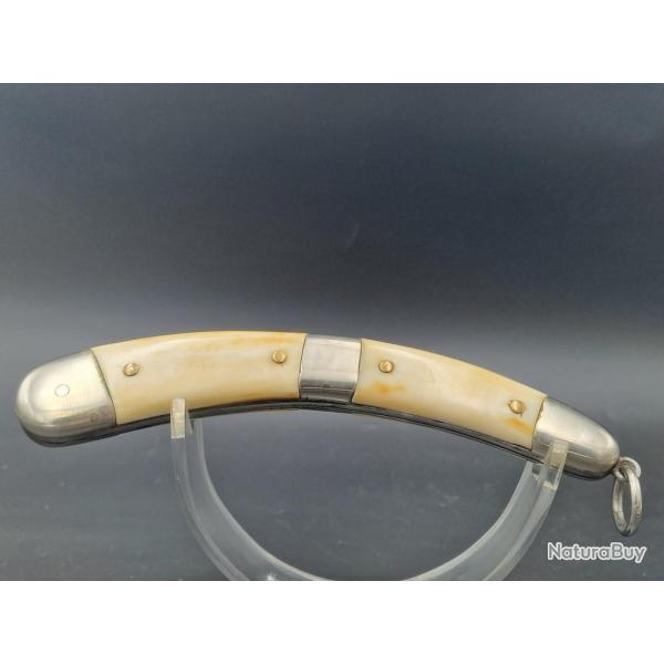 COUTEAU PLIANT ANCIEN OUVERTURE A SECRET - France XIX� Collection France Tr�s bon  XIX eme Civil