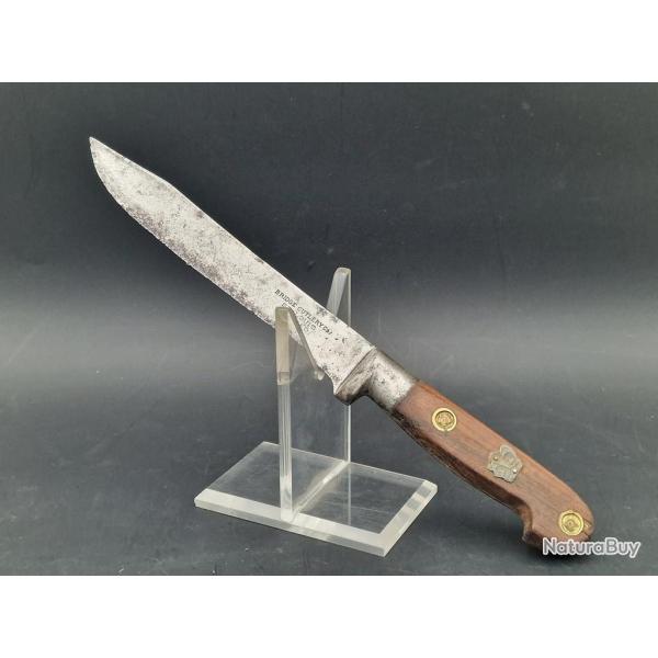 COUTEAU DROIT FIXE US CIVIL WAR GUERRE DE SECESSION 1860 BRIDGE COUTELLERY ST LOUIS N�B650 - USA XIX