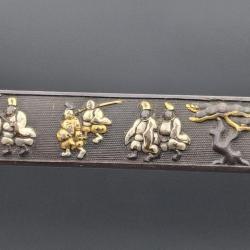 KOZUKA SUAKA SABRE JAPONAIS TANTO WAKIZASHI KATANA DAIMYO PROCESSION - JAPON PERIODE EDO XIX&egrave; Collec