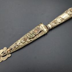 COUTEAU KNIFE CUCHILLO GAUCHO ARGENTIN ALPACA XIX&egrave; Collection Tr&egrave;s bon XIX eme