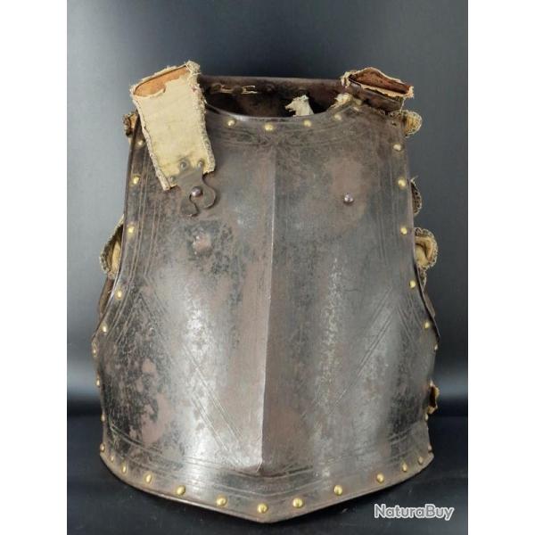 CUIRASSE DE GUERRE D'OFFICIER DE CAVALERIE FRANCE VERS 1680 / 1700 ANCIENNE MONARCHIE Collection Fra