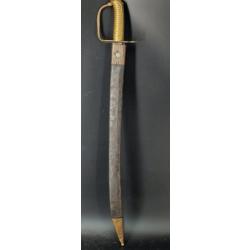 SABRE DE BORD DIT SARTINE MARINE MILITAIRE 1782 A L'EMPIRE - France Ancienne Monarchie Collection Fr