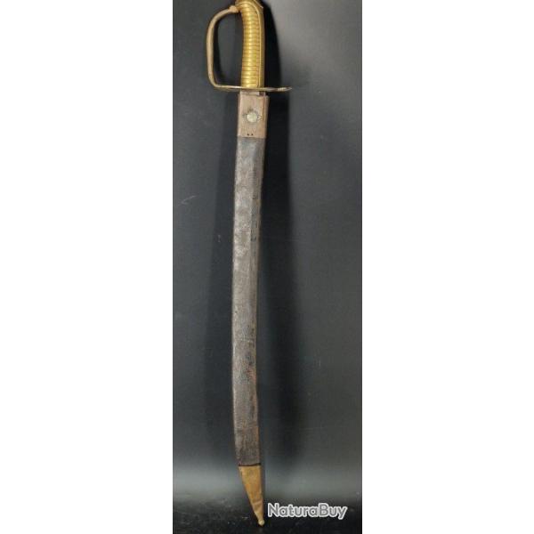 SABRE DE BORD DIT SARTINE MARINE MILITAIRE 1782 A L'EMPIRE - France Ancienne Monarchie Collection Fr